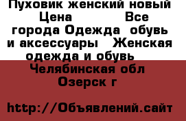 Пуховик женский новый › Цена ­ 2 600 - Все города Одежда, обувь и аксессуары » Женская одежда и обувь   . Челябинская обл.,Озерск г.